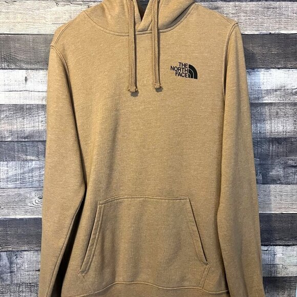 The North Face Mens Brown Logo Hoodie Hooded Sweatshirt S Gorpcore Outdoor Fall - Picture 1 of 4